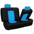 thumbnail image 6 of FH Group Universal Fit Perforated PU Leather Car Seat Covers for Auto Truck Sedan SUV Van - Full Set Blue, 6 of 7
