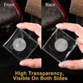 thumbnail image 4 of 50Pcs Coin Protectors Clear Coin Holders for Coin Collectors Protector Single Pocket Coin Sleeves Coin Storage Sleeves, 4 of 5