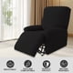 thumbnail image 5 of Funda de sofá gruesa cálida elástica cobertura total | Poliéster duradero antideslizante | Suave, agradable para la piel y resistente al cabello | Fácil cuidado lavable a máquina | Se adapta a, 5 of 7