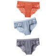 thumbnail image 1 of 3 uds. De bragas de algodón, bragas sexis, bragas de encaje, ropa interior de mujer, bragas de lencería para mujer, bragas florales para mujer, calzoncillos Tan Jianjun unisex, 1 of 2