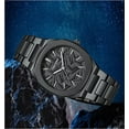 thumbnail image 5 of Men's Business Fashion White/Blue/Black Dial Quartz Watches, Luxury Mens Black Wrist Watch, 5 of 6