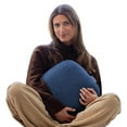 thumbnail image 2 of Quiet Mind The Original Weighted Pillow for Adults - (Medium, Blueberry, 9 lbs) - Weighted Body Pillow - Versatile Cooling Body Pillow w/Stress Relief - Compact Hug Pillow for Adults, 2 of 4