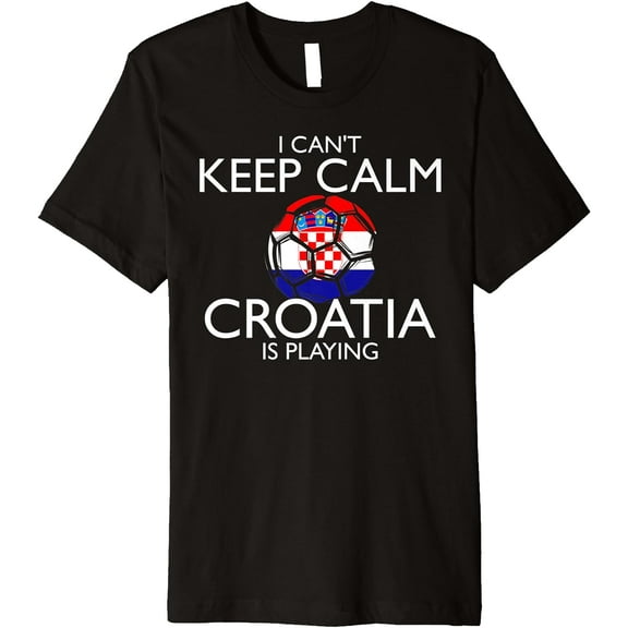 Croatia Football Jersey 2024 Croatian Soccer Gift Premium T-Shirt
