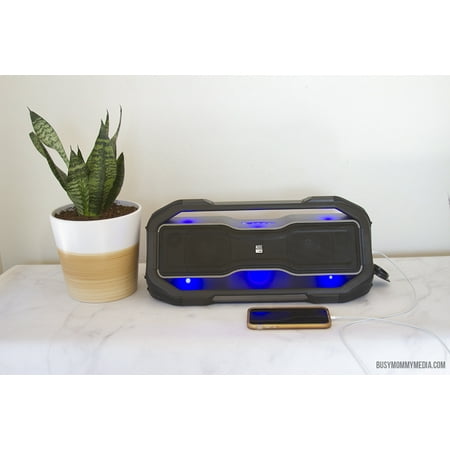 Altec Lansing - RockBox XL Portable Bluetooth Speaker - Steel Gray