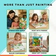thumbnail image 5 of Bright Stripes iHeartArt Paint By Number Kit - Tropical Jungle, 5 of 6