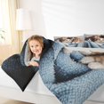 thumbnail image 4 of jejeloiu Pet Animal Kittens 7-Piece Twin Bedding Sets Kids,Cute Cat Print Bedding Comforter Set,Reversible, 4 of 7