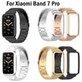 thumbnail image 2 of Stainless Steel Strap For Xiaomi Band 7 Pro Smart Watch Metal Frame Protector Bracelet Watchband For Mi Band 7Pro Accessories A-silver, 2 of 6