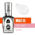 thumbnail image 4 of Sally Hansen Miracle Gel Nail Polish Lacquer, Shiny Top Coat, 0.5 fl oz, 4 of 8