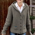 thumbnail image 1 of Birdeem Mode Femmes Hiver Uni Mode Décontracté Creux Torsades Pâte Uni Bouton Cardigan Tricot Manteau, 1 of 1