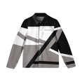 thumbnail image 4 of CCRFTGI Uniform Shirts for Kids Girls Causal Back To School Button Up Collared Tops Formal Color block Uniform Classic Fall Uniform Shirt with Pocket White 8-9 Years, 4 of 4