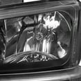 thumbnail image 6 of Spec-D Tuning Headlight Black Clear+ Bumper Lights Lamps Compatible with Chevy Silverado 2003-2007 L+R Pair Assembly, 6 of 7