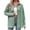 Green, variant on qolati Womens Long Sleeve Shacket Casual Ribbed Button Down Fall Shirt Jacket 2023 Trendy Loose Boyfriend Outerwear Cardigan