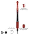 thumbnail image 3 of uniball Roller Grip Rollerball Pens, Medium Point (0.7mm), Red Ink, 12 Count, 3 of 6