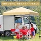 thumbnail image 2 of Garvee gazebo plegable 2.5 x 2.5 m para patio y camping, armado rápido, alta resistencia al agua y protección UV, incluye pared lateral y bolsa de transporte, 2 of 8
