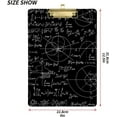 thumbnail image 3 of FMSHPON Math Calculations Clipboard Hardboard Wood Nursing Clip Board and Pull for Standard A4 Letter 13x9 inches, 3 of 8
