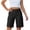 *Black, variant on Women's High Waist Cargo Bermuda Shorts,Button Fly Utility Workwear Shorts For Women,Ladies Summer Knee Length Hiking Shorts with Pockets,Army Green,S-2XL