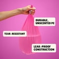 thumbnail image 3 of Small Trash Bags 1.2 Gallon Colored - Extra Thick Mini Garbage Bags Unscented,Strong Plastic Wastebasket Liners for Bathroom Bedroom Office and Car,150 Bags Multi Colored, 3 of 4