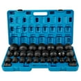 thumbnail image 2 of VEVOR Impact Socket Set 3/4 Inches 29 Piece Impact Sockets, 6-Point Sockets, Rugged Construction, CR-M0, 3/4 Inches Drive Socket Set Impact SAE 3/4 inch - 2-1/2 inch, with a Storage Cage, 2 of 9