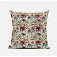 thumbnail image 6 of Roses Sprayed Stars Suede Zippered Pillow with Insert in Blue Yellow 20 x 20, 6 of 6