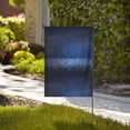 thumbnail image 4 of Easygdp Retro Blue Glitter Garden Flag Yard Flag Welcome Flag, Double-Sided, Weather Resistant for Outdoor Decor - 28"x40", 4 of 9