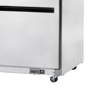 Arctic Air AUC60R 60-Inch Two-Door Undercounter Worktop Refrigerator, Stainless Steel, 3/8-HP, 15.5 Cubic Feet, 115v