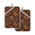 thumbnail image 7 of Yayeee Pot Holders Kitchen Heat Resistant with Pockets 7"x9.8" Cotton Oven Cooking Hot Pads, Abstract Tribal Pattern, 7 of 7