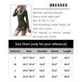 thumbnail image 3 of Sherrylily Womens Bodycon Ruched Mini Dress Long Sleeve Drawstring Casual Party Dresses, 3 of 6