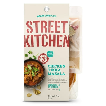 Street Kitchen Chicken Tikka Masala Indian Scratch Kit, 9