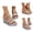 Silver, variant on Glitter Gladiator Sandals for Women 2026 Summer Trendy Pu Leather Open Toe on Platform Wedge Sandals