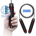 thumbnail image 5 of Blukar Springseil, Speed Rope Verstellbar Mit Hautfreundlichen Schaum Griffe, Lnge Einstellbar, Rutschfest Und Ideal Fr Fitness Ausdauer Seilsprin, 5 of 5