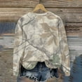 thumbnail image 4 of CLOISE Cute Sweatshirts for Women Plus Size Crew Neck Tops Camouflage Long Sleeve Pullover Oversized Outfits Clothes, 4 of 8