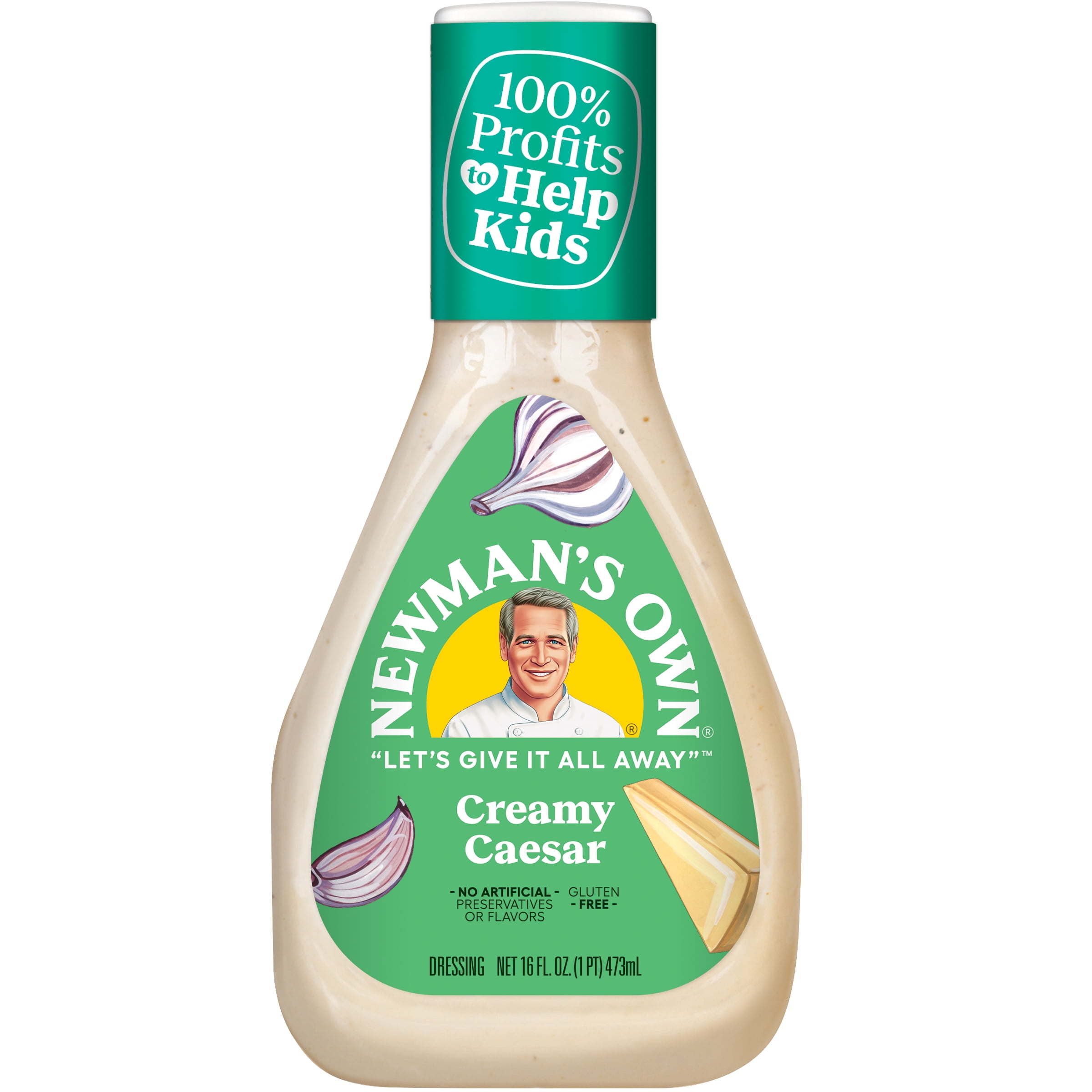 Newman s Own Creamy Caesar Dressing 16oz Bottle Walmart newman-s-own-creamy-caesar-dressing-16oz-bottle-walmart
