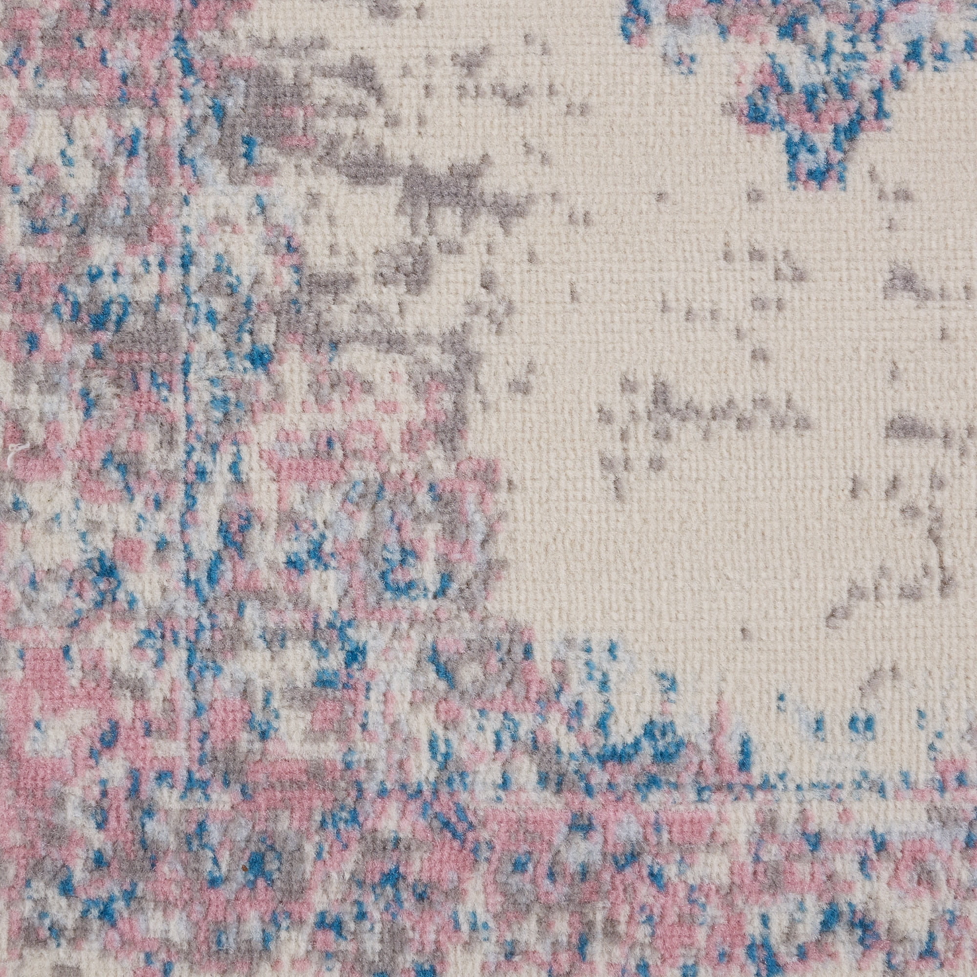 Nourison Grafix Persian Ivory/Pink 2'2" x 7'6" Area Rug, (2x8)