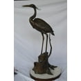thumbnail image 5 of Nifao Great Blue Heron Perched Outdoor Fountain Statue, Bronze Garden Water Feature Sculpture for Patio & Yard – Garden Outdoor Decor Sculpture, 22"L x 21"W x 49"H, 5 of 13