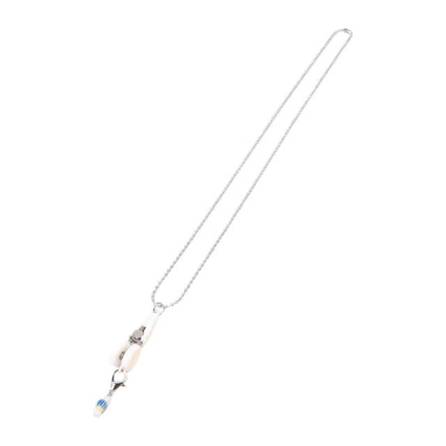GUOOL Mini Scissors Hanging Neck Versatile with Cover Portable for Thread Yarn DIY White