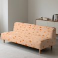 thumbnail image 2 of Jiueut Star Print Armless Futon Slipcover, Stretch Elastic Couch Sofa Furniture Protector for Foldable Futon Sofa Bed Without Armrests, 2 of 7
