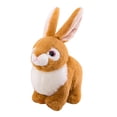 thumbnail image 2 of Lindos conejos de Pascua de peluche, encantador animal de peluche con orejas largas, conejito de Pascua para Marrón 32cm, 2 of 9