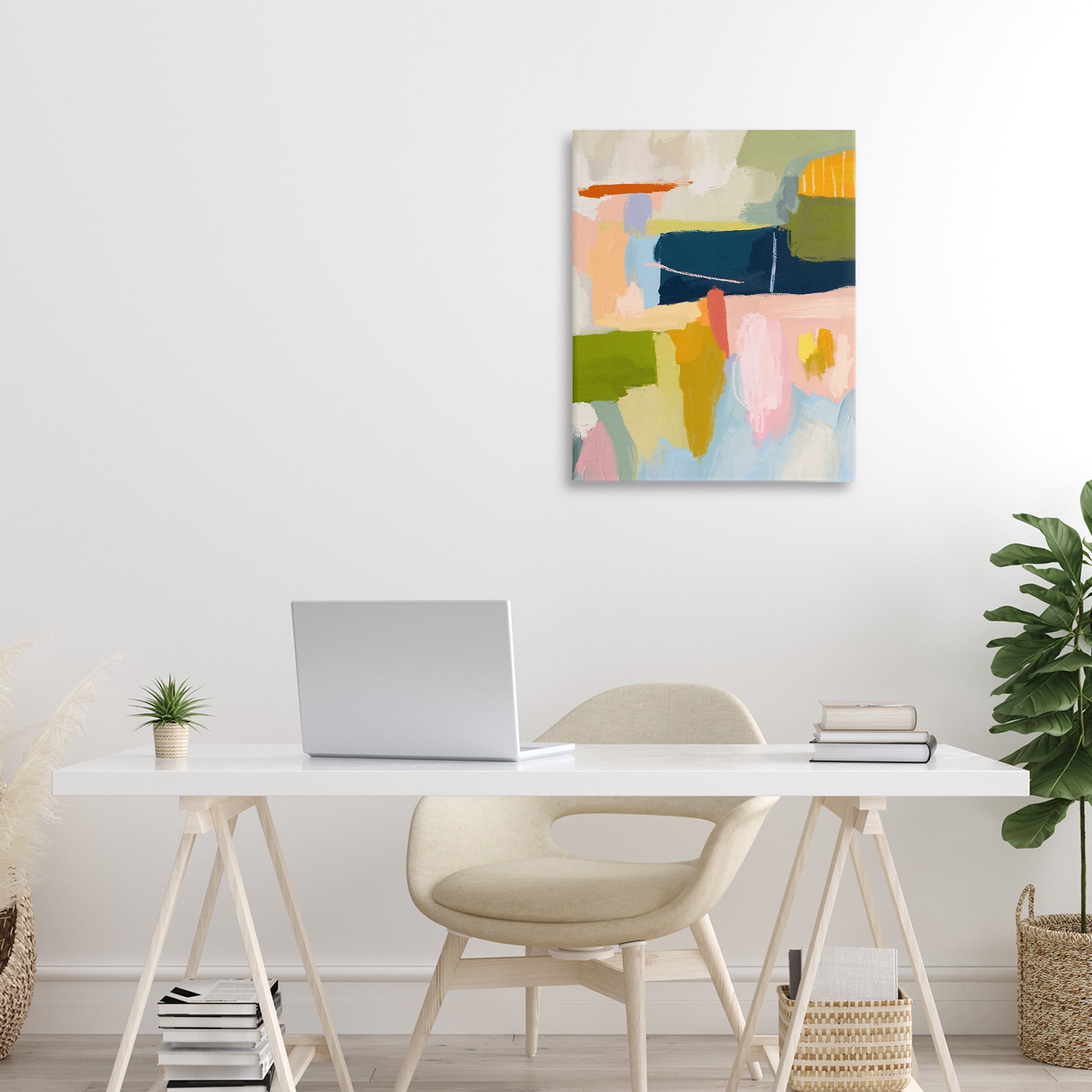 Stupell Industries Pastel Wonder Smattering Canvas Wall Art, design by Lisa Nohren