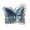 blue, variant on Butterfly Decorative Pillow Sofa Throw Cushion Stuffed Animal Large 50x40cm Photo Prop for Adults Bedroom Office