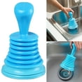 thumbnail image 2 of Sink Plunger Powerful Ergonomic Handle Small Drain Plunger Toilet Plunger, 2 of 10