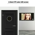 thumbnail image 3 of Digital Door Camera 3.5inch LCD Color Screen 120 Degree Peephole Viewer Door Eye Viewer (Batteries, 3 of 8