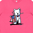 thumbnail image 4 of Inktastic US Flag Westie Youth T-Shirt, 4 of 5