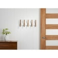 thumbnail image 4 of Trinity DRAKESTONE 18x9.5 Mid-Century Coat Rack w/ 3 Wooden Hook Walnut, 4 of 5