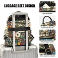 thumbnail image 3 of FORMRS Mini Backpack Purse for Women Quilted Travel Daypack Casual Shoulder Bag, Floral Garden, 3 of 7