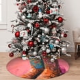 thumbnail image 5 of Rateoe Cowboy Boots With Flowers Print Christmas Tree Skirt 30" for Xmas Holiday New Year Party Circle Tree Mat Ornaments Decoration, 5 of 7