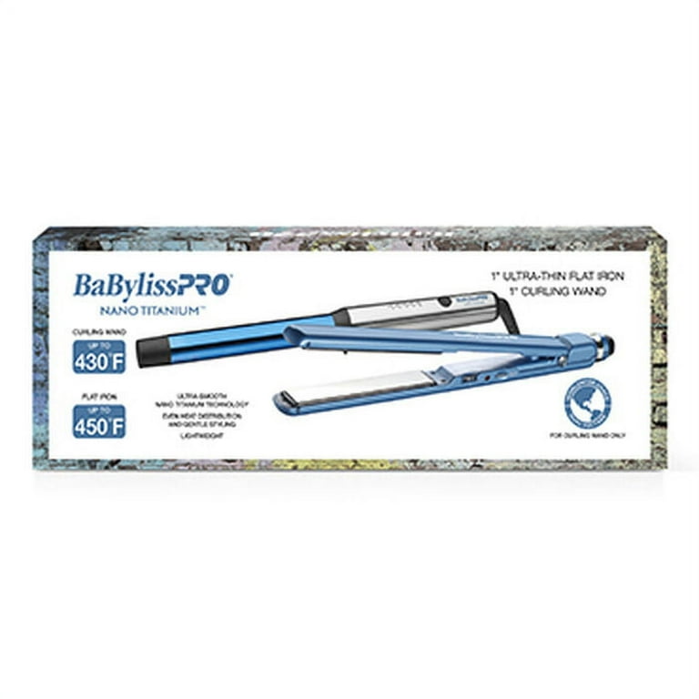 BaBylissPRO Travel Size Titanium Flat Iron 3/4 inch