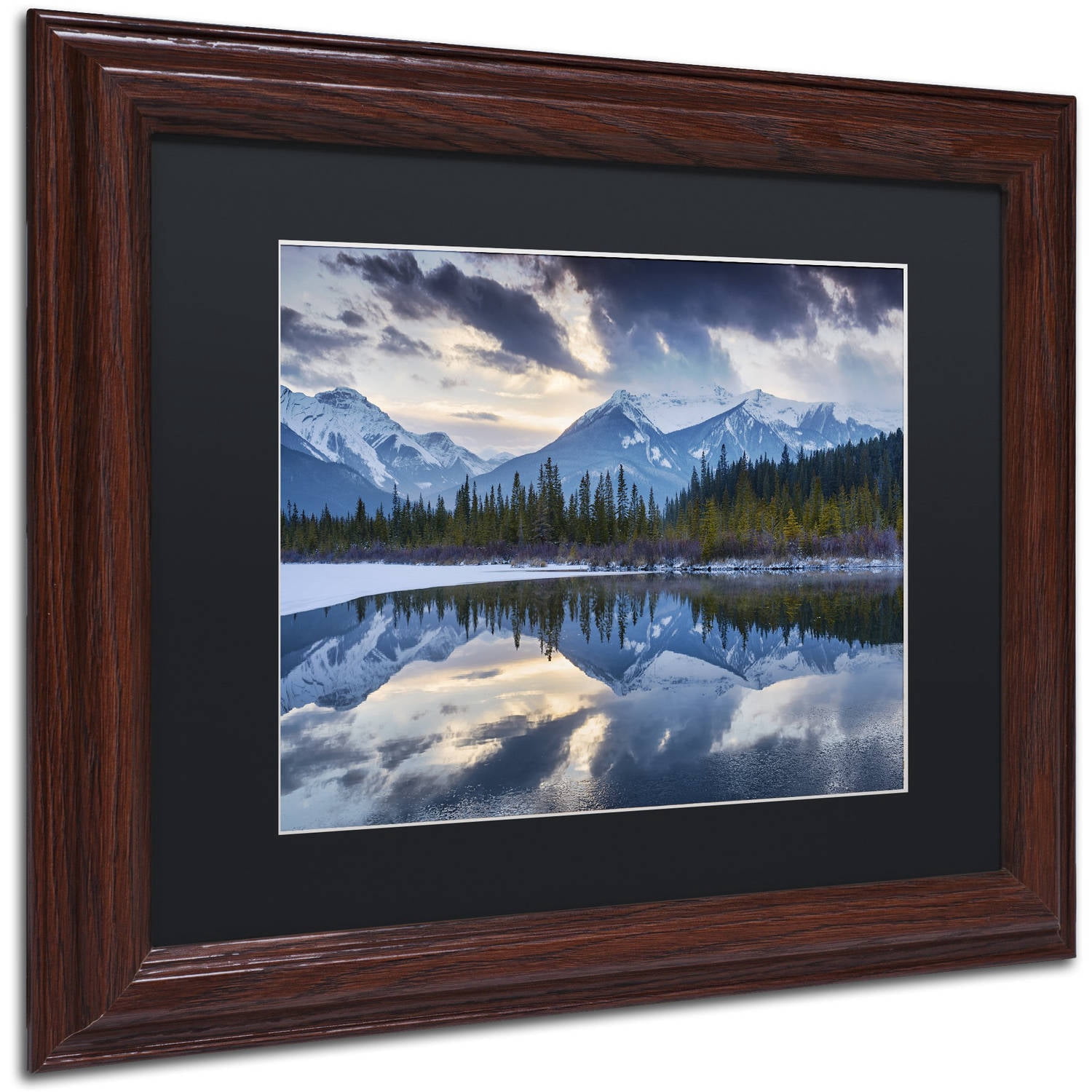 Trademark Fine Art 'Vermillion' Canvas Art by Michael Blanchette Photography, Black Matte, Wood Frame