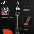 thumbnail image 4 of A-Premium CV Axle Shaft Assembly Compatible with Nissan Altima 2007-2012 Front Right Passenger Side, 4 of 9