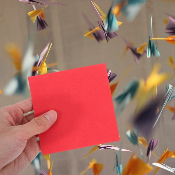 Raindrops 500 Sheets Colorful Origami Child 10.00X10.00X0.05CM