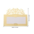 thumbnail image 2 of unbranded 20Ud Tarjetas Doradas Para Fáciles De Para Bodas Y Eventos, 2 of 6